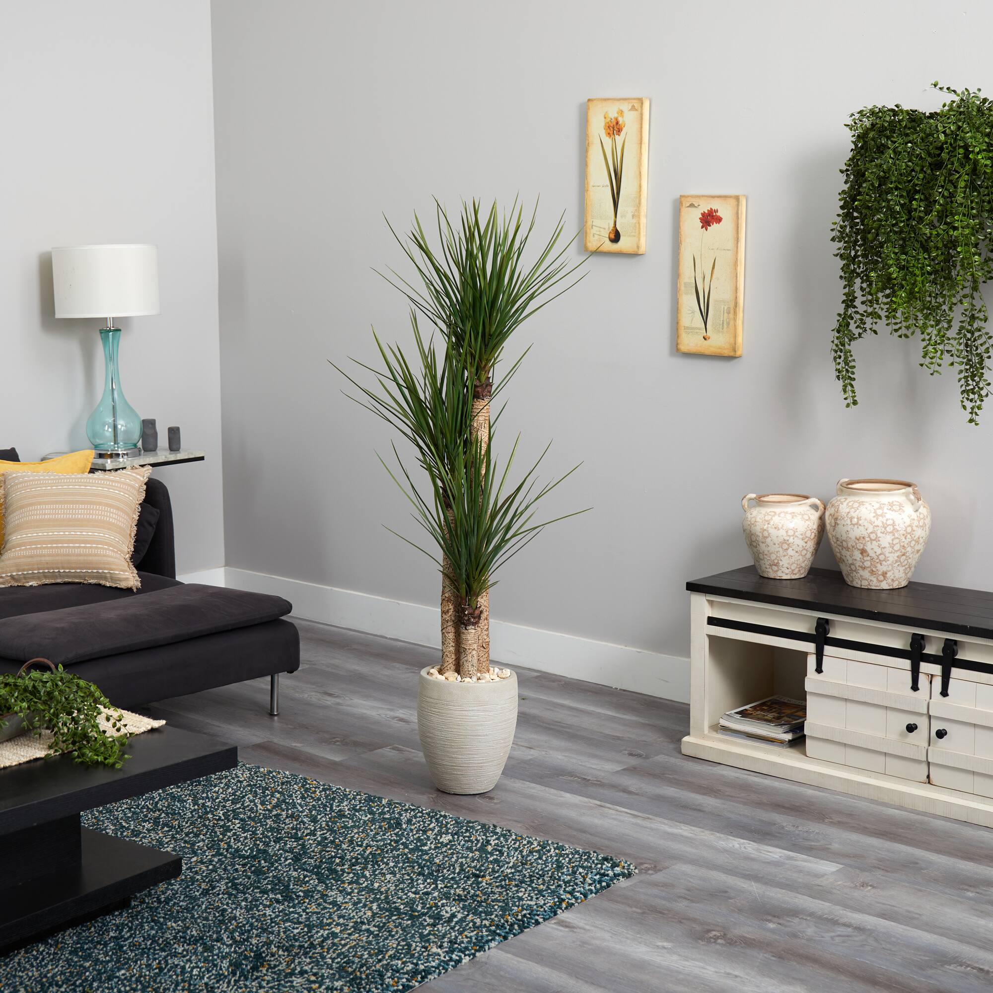 5ft. Yucca Tree In Sand Colored Planter